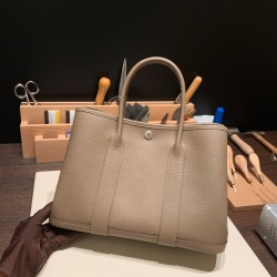 エルメス ガーデンパーティ TPM D0/Beige de Weimar  ベージュドゥワイマール 全手縫い