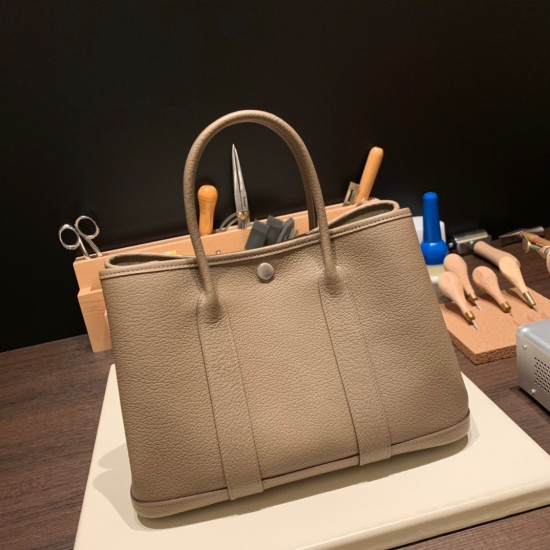 エルメス ガーデンパーティ TPM D0/Beige de Weimar  ベージュドゥワイマール 全手縫い