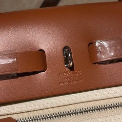 エルメス(Hermes) エールバッグ ジップ 31 2WAY ハンドバッグ Herbag Zip 31 ツイルアッシュ Beige  ベージュ hebag31-005 全手縫い