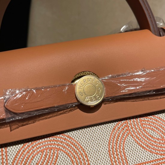 エルメス(Hermes) エールバッグ ジップ 31 2WAY ハンドバッグ Herbag Zip 31 ツイルアッシュ hebag31-012 全手縫い