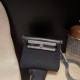 89/Black (Noir) ブラック エルメス ショルダーバッグ エールバッグジップ ミニ ブラック/シルバー金具 トワルミリタリー/ヴァッシュハンター シルバー金具 89/Black (Noir) ブラック エルメス ショルダーバッグ エールバッグジップ ミニ ブラック/シルバー金具 トワルミリタリー/ヴァッシュハンター シルバー金具