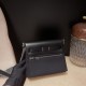 89/Black (Noir) ブラック エルメス ショルダーバッグ エールバッグジップ ミニ ブラック/シルバー金具 トワルミリタリー/ヴァッシュハンター シルバー金具 89/Black (Noir) ブラック エルメス ショルダーバッグ エールバッグジップ ミニ ブラック/シルバー金具 トワルミリタリー/ヴァッシュハンター シルバー金具