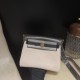 46/Ebene エベーヌ エルメス ショルダーバッグ エールバッグジップ ミニ ブラック/シルバー金具 トワルミリタリー/ヴァッシュハンター ゴールド金具 46/Ebene エベーヌ エルメス ショルダーバッグ エールバッグジップ ミニ ブラック/シルバー金具 トワルミリタリー/ヴァッシュハンター ゴールド金具