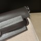 46/Ebene エベーヌ エルメス ショルダーバッグ エールバッグジップ ミニ ブラック/シルバー金具 トワルミリタリー/ヴァッシュハンター シルバー金具 46/Ebene エベーヌ エルメス ショルダーバッグ エールバッグジップ ミニ ブラック/シルバー金具 トワルミリタリー/ヴァッシュハンター シルバー金具