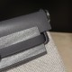 85//Ardoise アルドワーズ エルメス ショルダーバッグ エールバッグジップ ミニ ブラック/シルバー金具 トワルミリタリー/ヴァッシュハンター シルバー金具 85//Ardoise アルドワーズ エルメス ショルダーバッグ エールバッグジップ ミニ ブラック/シルバー金具 トワルミリタリー/ヴァッシュハンター シルバー金具