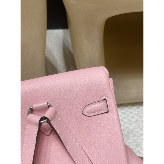 【入荷】Kelly jump Swift 3Q/Rose Sakura ローズサクラ 銀扣 ダブルショルダーバッグ|高身長女性向け 肩負担軽減&柔らかなピンクデザイン 【入荷】Kelly jump Swift 3Q/Rose Sakura ローズサクラ 銀扣 ダブルショルダーバッグ|高身長女性向け 肩負担軽減&柔らかなピンクデザイン