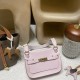 【jypsiere】ジプシーミニ スイフトレザー 調節可能キャンバス肩ベルト付き 09 Mauve Pale ゴールドクラスプ レジャーカジュアルバッグ 【jypsiere】ジプシーミニ スイフトレザー 調節可能キャンバス肩ベルト付き 09 Mauve Pale ゴールドクラスプ レジャーカジュアルバッグ