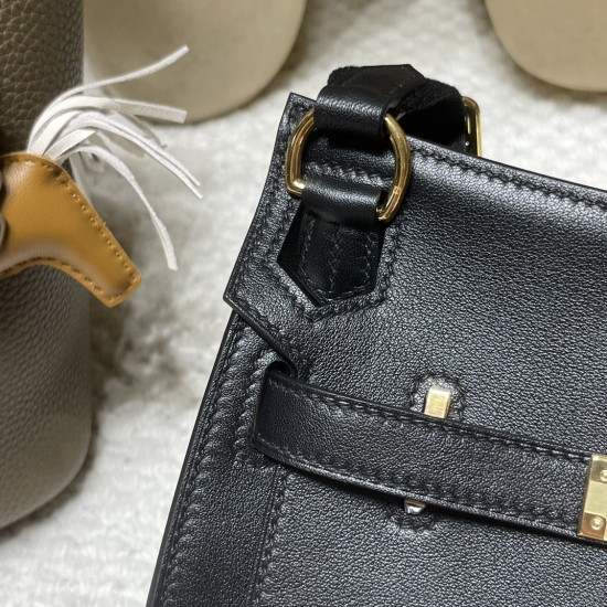 【jypsiere】ジプシーミニ スイフトレザー 調節可能キャンバス肩ベルト付き 89/Black ゴールドクラスプ レジャークールバッグ 【jypsiere】ジプシーミニ スイフトレザー 調節可能キャンバス肩ベルト付き 89/Black ゴールドクラスプ レジャークールバッグ
