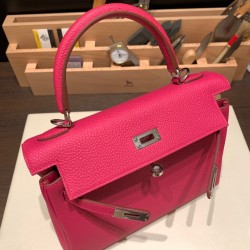 エルメス ケリー25cm ヴォーエプソン Epsom  ローズメキシコ 0D /Rose Mexico シルバー金具  kelly25-130 全手縫い エルメス ケリー25cm ヴォーエプソン Epsom  ローズメキシコ 0D /Rose Mexico シルバー金具  kelly25-130 全手縫い