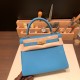25cm 新出荷 ケリー 25c kelly 25cm  togo  7B/Turquoise Blue  ターコイズゴールド金具