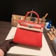 25cm新出荷 ケリー 25 トゴkelly 25cm togo S3/Rouge Cœur ルージュクーシルバー金具 25cm新出荷 ケリー 25 トゴkelly 25cm togo S3/Rouge Cœur ルージュクーシルバー金具