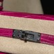 25cm 新出荷 ケリー 25  Kelly 25 アリゲーター（Alligator） つやあり J5/Rose Scheherazade  ローズシェヘラザードシルバー金具
