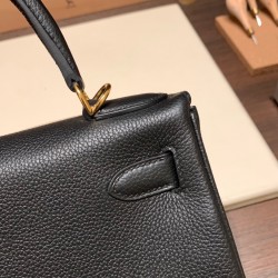 Togo トゴ ブラック 89 /Black (Noir) ゴールド金具  kelly28-036 全手縫い エルメス ケリー 28cm Kelly 28cm