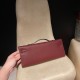 エルメス HERMES ケリーカット Kelly Cut スイフト swift 55/Rouge H ルージュアッシュ  kellycut-001 全手縫い