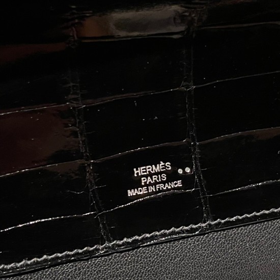 エルメス HERMES ケリーカット Kelly Cut スイフト swift 89/Black (Noir) ブラック  kellycut-006 全手縫い