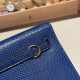 エルメス ケリーダンス Kelly Dance  リザードナチュラ Lizard  ブルーサフィール 73 /Blue Saphir ゴールド金具  kellydanse-006 全手縫い