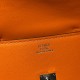 エルメス ケリードールピクトKelly dole pictoswift 93 Orange シルバー金具 全手縫い