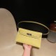 1Z/Jaune Poussin  ジョーヌプッサン シェブルミゾル Chevre エルメス ショルダーバッグ レディース HERMES ケリー エラン Elan 