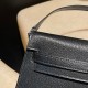 エルメス ショルダーバッグ レディース HERMES ケリー エラン Elan  シェブルミゾルChevre シェブルミゾルChevre 89/Black (Noir) ブラック kellyelan-029 全手縫い