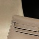 エルメス ショルダーバッグ レディース HERMES ケリー エラン Elan  マダム Madame マダム Madame 18/Étoupe Grey (Étoupe)  エトゥープ kellyelan-030 全手縫い