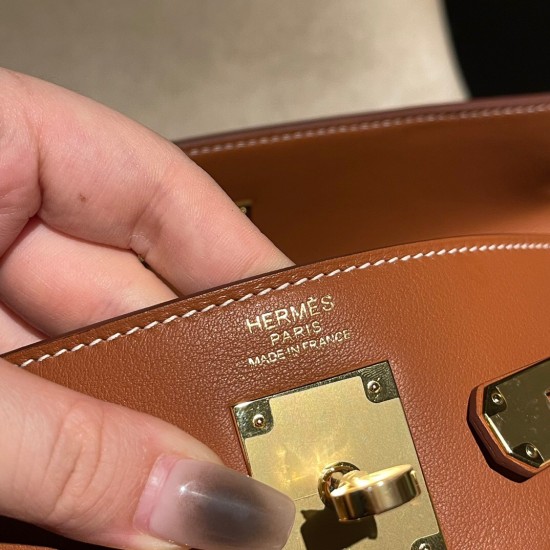 エルメス Kelly Lakis32 Hermes ケリーラキ ケリーバッグ 2WAYバッグ スイフト swift 37 /Gold ゴールド kellylakis-011 全手縫い