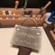 エルメスケリーミニ Kelly bag miniMini Kelly New stock  リザードナチュラ オンブレ 1B/Ombre ゴールド金具   kellymini-004 全手縫い