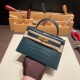 エルメスケリーミニ Kelly bag miniMini Kelly New stock  Matte Alligateor CrocodileV0/Vert Rousseau ヴェールルソー V0/Vert Rousseau ゴールド金具 kellymini-096 全手縫い