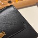 エルメス両面ケリー 不規則なデザイン ヴォーエプソン 89/Black (Noir) ブラック ゴールド金具   kelly-new-004 全手縫い