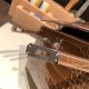 エルメス ポシェットケリー kelly pochette  Crocodile フィセル 17 / Ficelle シルバー金具 Pochette--004 全手縫い