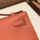 エルメス ポシェットケリー kelly pochette  Epsom ヴォーエプソン ローズティー 3L /Rose Tea ゴールド金具 Pochette--015 全手縫い