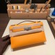 エルメス ポシェットケリー kelly pochette  Epsom ヴォーエプソン ソレイユ 9H/Soleil ゴールド金具 Pochette--017 全手縫い