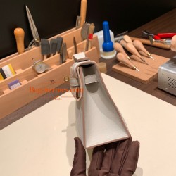 パールグレー 80 /Pearl Grey ゴールド金具 Pochette--050 全手縫いエルメス ポシェットケリー kelly pochette  swift スイフト 