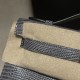 リザード エルメス ポシェットケリー kelly pochette  84 Gris Fonce