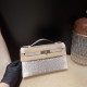 リザード エルメス ポシェットケリー kelly pochette 1B/Ombre   オンブレ