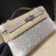 リザード エルメス ポシェットケリー kelly pochette 1B/Ombre   オンブレ