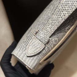 リザード エルメス ポシェットケリー kelly pochette 1B/Ombre   オンブレ