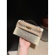リザード エルメス ポシェットケリー kelly pochette 1B/Ombre    オンブレ