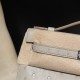 オーストリッチ エルメス ポシェットケリー kelly pochette  80/Pearl Grey (Gris Perle)  パールグレー ，