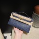 オーストリッチ エルメス ポシェットケリー kelly pochette 73/Blue Saphir ブルーサフィール オーストリッチ エルメス ポシェットケリー kelly pochette 73/Blue Saphir ブルーサフィール