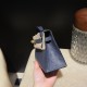 オーストリッチ エルメス ポシェットケリー kelly pochette 73/Blue Saphir ブルーサフィール オーストリッチ エルメス ポシェットケリー kelly pochette 73/Blue Saphir ブルーサフィール