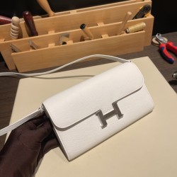 ケリーロング トゥー・ゴー Kelly to go  ヴォーエプソン epsom  01/White (Blanc) ホワイト/ シルバー金具  kellyto-004 全手縫い