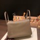 エルメス リンディ26 Clemence トリヨンクレマンス エトゥープ18 /Étoupe Grey ゴールド金具 lindy26-010 全手縫い