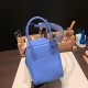 エルメス リンディ26 Clemence トリヨンクレマンス ブルーパラダイス 2T /Blue Paradise ゴールド金具 lindy26-036 全手縫い