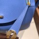 エルメス リンディ26 Clemence トリヨンクレマンス ブルーパラダイス 2T /Blue Paradise ゴールド金具 lindy26-036 全手縫い