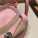 エルメス リンディミニ19 Mini Lindy  swift スイフト ローズサクラ 3Q /Rose Sakura   シルバー金具  lindymini-013 