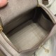 【Mini Lindy】鹿皮 × スワイフトレザー 8C グリエレファント ゴールド金具 大人の落ち着いたニュートラルデザイン 出荷準備中