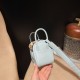 【Mini Lindy swift U2/Blue Zephyr】夏の色調 × ゴールド金具 エレガントなハンドバッグ 【Mini Lindy swift U2/Blue Zephyr】夏の色調 × ゴールド金具 エレガントなハンドバッグ