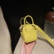【Mini Lindy Clemence（TC）】トリヨンクレマンス ×9R ライム 鮮やかなレモングリーン 夏の陽気を纏う日常必須ミニバッグ
