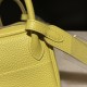 【Mini Lindy Clemence（TC）】トリヨンクレマンス ×9R ライム 鮮やかなレモングリーン 夏の陽気を纏う日常必須ミニバッグ