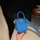 【Mini Lindy】超かわいいミニサイズ「B3 ブルーザンジバル」 軽量＆大容量 小柄・背高い方両方にピッタリなツインクルブルーバッグ